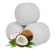 Minis boules de bain coco