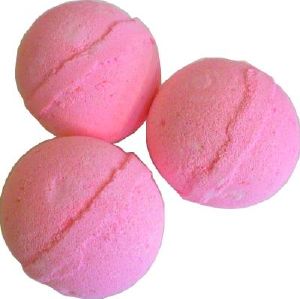 Minis boules de bain fraise